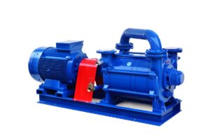 Double stage liquid ring vacuum pump