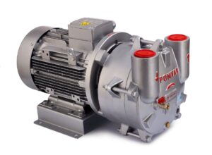 Liquid ring monoblock vacuum pump