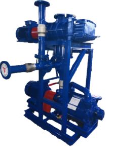 vacuum booster with water circulation vacuum system